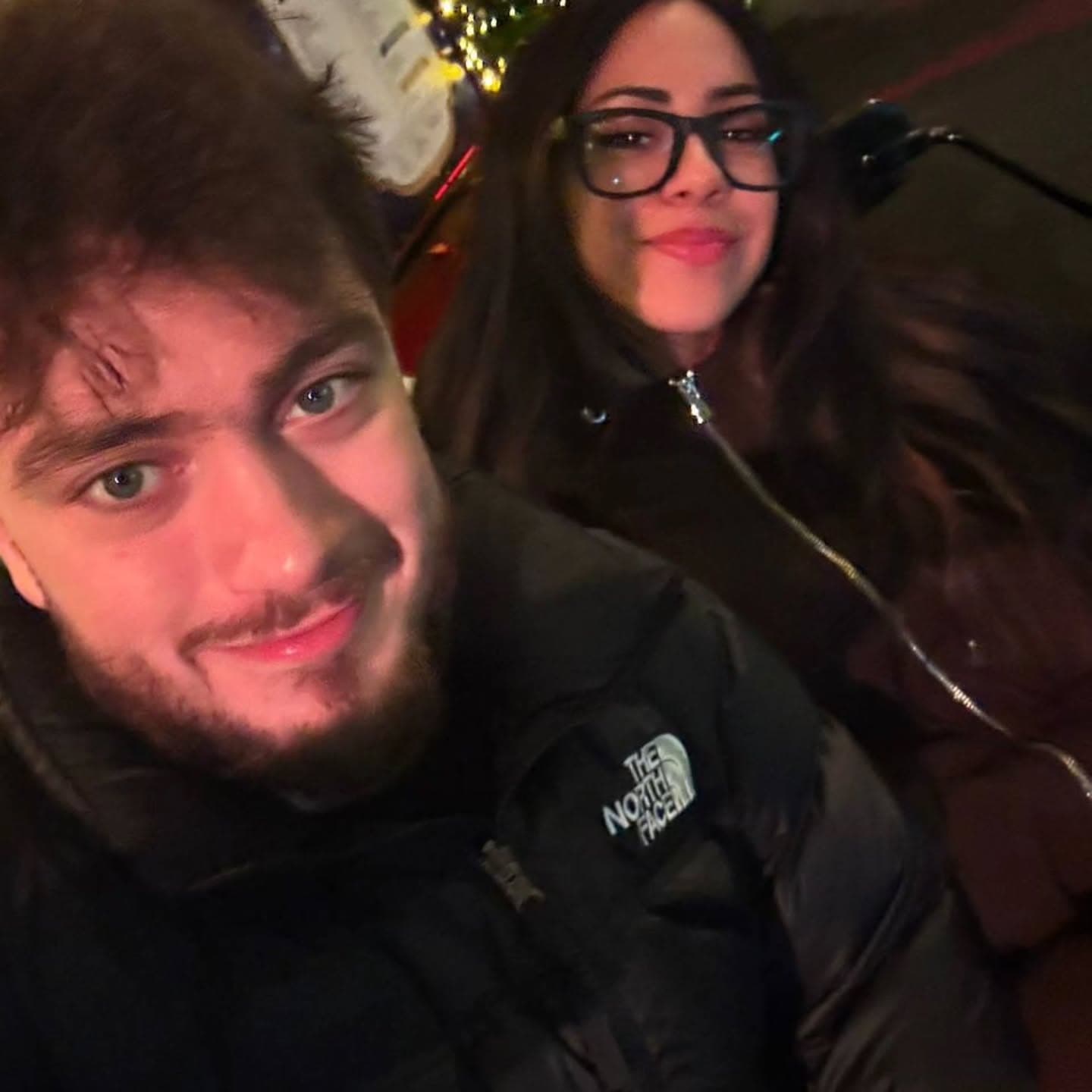 Cristal and me at a Christmas market